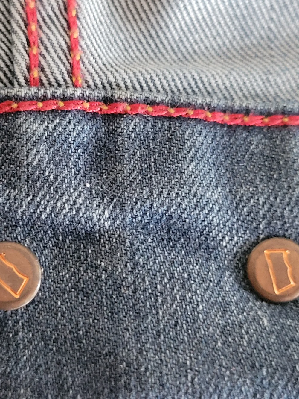 Levi's Premium Redline Selvedge Trucker Jacket - 2015 Phalarope Special Edition - Picture 6 of 13
